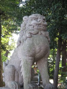 中目黒八幡神社狛犬