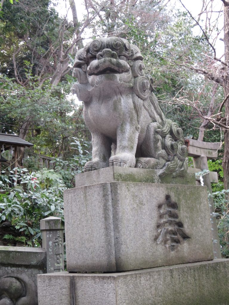 氷川神社狛犬1